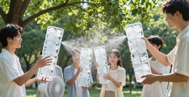 大冰块降温方法_杭州上城夏季防暑降温大冰块_大冰块户外活动使用时长